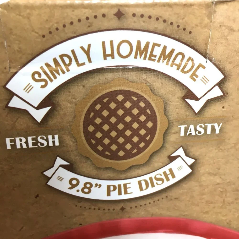 * Simply Homemade Pie Quiche  Just Cherry Ceramic Dish